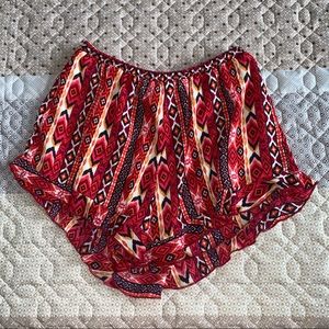 Altar’d State Pink Flowy Shorts